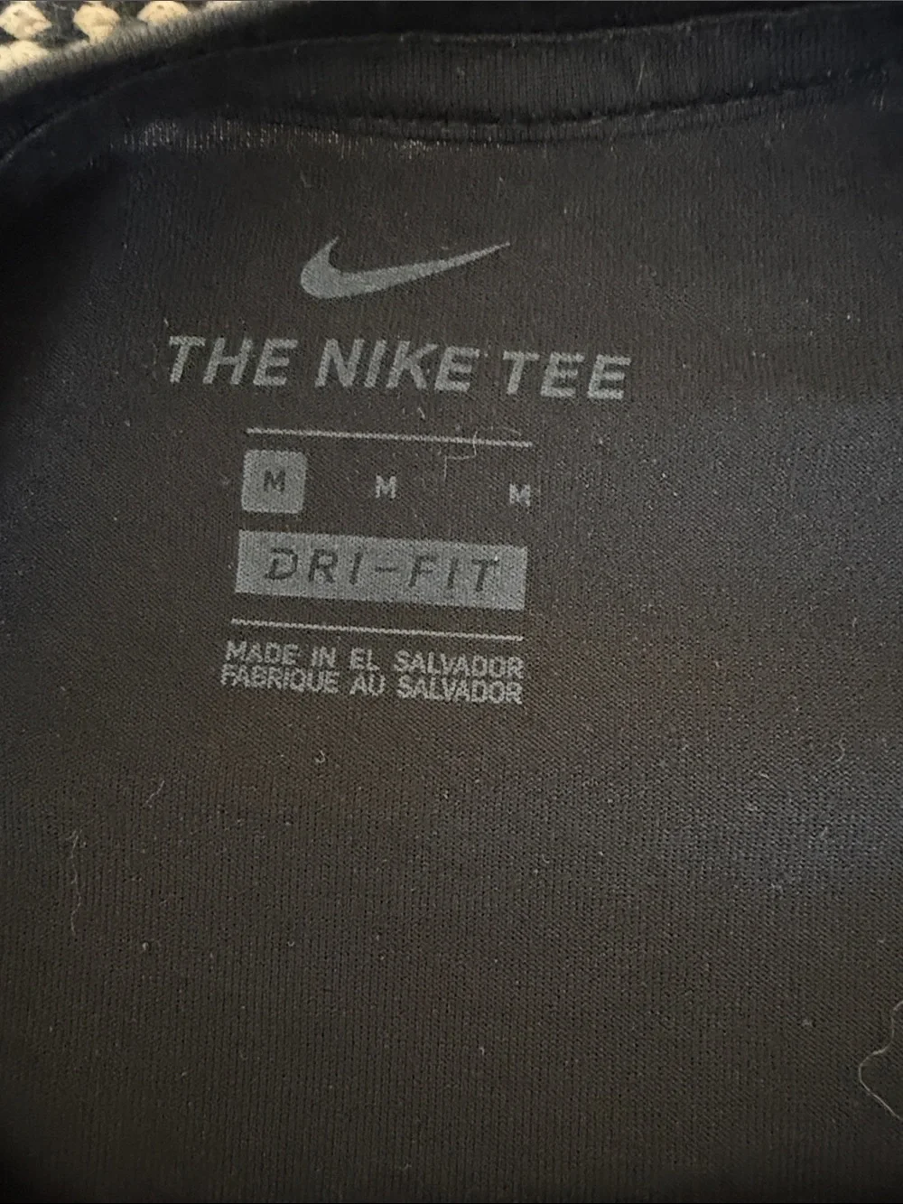 Nike Black Short Sleeve Dri-FIT Tee with Orange OSU and Swoosh Patch